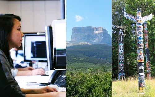 First Nations Landing Page Collage